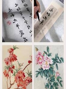 20/50/100 张仿古蝉翼书法纸 - 手工制作的半透明活页纸，采用复古植物染料，抗撕裂且吸墨美观，适合艺术写作、专业绘画、DIY 工艺品、中国书法纸、艺术工艺品、精致设计、抗撕裂材料、创意绘画、蝉翼设计、工艺爱好者