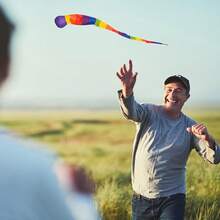3 Packs Rainbow Tail Reaction Balls: Soft And Suitable For Indoor And Outdoor Sports, Ideal For Throwing Practice! Skill Development, Outdoor Activities, Fun Accessories, Eye-Catching Patterns, Durable Materials, Training Equipment, Must-Have For Sports Enthusiasts And Athletes. - Multicolor - View 7