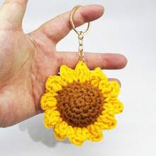 Hand-Woven Persimmon Keychain Bag Pendant Cute Win The Top Key Gift Pendant In One Fell Swoop - B - Xem 2