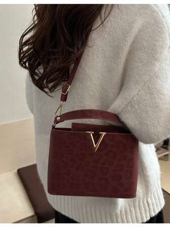 Bolso de mano multifuncional de tela impermeable de PU con hebilla de bloqueo de hardware simple unicolor, adecuado para compras, llevar bolsas, mujeres jóvenes, estudiantes universitarios, recién llegados al lugar de trabajo, oficinistas. Perfecto para la oficina, la universidad, el trabajo, los negocios, los desplazamientos, las actividades al aire libre, los viajes y las excursiones.