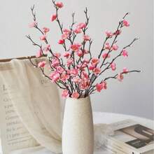6/10/8pcs Artificial White Snow Plum Blossom, Fake Bayberry, Plastic Material, Suitable For Bedroom, Wall, Home, Hotel, Office, Wedding, Party And Garden Decoration, Can Also Be Used As Center Pieces, Room Decor, Home Decor, Autumn Decor, Wedding, Bedroom Decor, Wall Decor, Wedding Decorations, Room Decor, Home Decor, Autumn Home Decor, Wedding Decor, Wedding Decorations, Autumn Home Decor - Pink - View 16