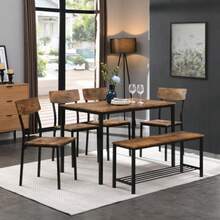Dining Table & Chair Sets - Brown - View 5