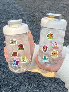 500 piezas/Rollo Pegatinas de recompensa para estudiantes, pegatinas motivacionales a granel, diseñadas con útiles escolares alegres, adecuadas para el sistema de incentivos del aula, para motivar a maestros y padres a impulsar el esfuerzo y la confianza de los estudiantes, rollos de pegatinas de vinilo de dibujos animados, esenciales para la temporada de regreso a clases papelería manualidades libro de sticker estikers - Multicolor - Ver 5