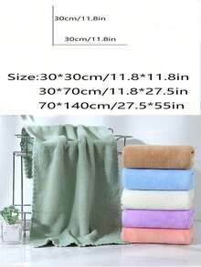 1pc Microfiber Hair Turban, Quick Dry Hair Wrap, Water Absorbent Hair Towel - Nhiều màu - Xem 11