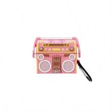 Stylish Cute Pink Radio Headphone Cover - Multicolor - View 4