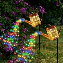 Đèn pin năng lượng mặt trời kiểu cổ điển làm từ chai nước - Đèn trang trí sân vườn bằng kim loại, thích hợp sử dụng ngoài trời, hoàn hảo để trang trí bãi cỏ, lối đi, hiên nhà và sân vườn | Trang trí Giáng sinh | Món quà sân vườn độc đáo dành cho gia đình và bạn bè - ấm đun nước - Xem 2