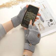 زوج من قفازات نصف الأصابع للجنسين، مناسبة للكتابة والطباعة، قفازات كاجوال للخارج، متعددة الاستخدامات، الخيار الأمثل للداخل والخارج، قفازات كاجوال دافئة ومقاومة للرياح