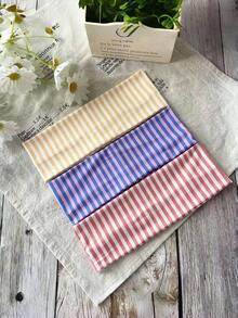3pcs Women's Elegant Sweet Striped Print Elastic Fabric Striped Sports Headbands, Suitable For Daily, Fitness, Running, Yoga, Sweat-Absorbing Hair Bands Headscarf, Fashionable Hair Accessory, Bohemian Style Headband, Elegant Fashion Hair Bands Women Hair Accessories - Multicolor - View 8