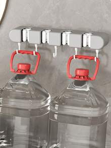 1 قطعة علاقة مسح للحمام، خطاف تعليق بدون ثقب، خطاف قوي للتعليق، مناسب للحمام وغرفة المعيشة والنوم، يمكن تعليق المساحات والخرق والمكانس وغيرها