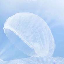 50/100 chiếc Mũ đầu bếp dùng một lần, Mũ đầu bếp co giãn, thoáng khí thoải mái có lưng lưới, Bọc đầu chống bụi khi nấu ăn và chuẩn bị thực phẩm, Mũ đầu bếp dùng một lần dày, thoáng khí - Nhiều màu - Xem 7