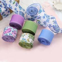 Summer Refreshing Theme Decorative Ribbon, Pink Satin Ribbon, DIY Bow Gift Packaging, Decorative Ribbon - Multicolor - View 4
