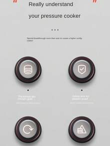 High Pressure Aluminum Alloy Pot, Large Capacity Soup Pot, Multi-Function Stew Pot, Suitable For Gas Stove, Anti-Explosion Pressure Cooker