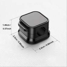 6pcs,Wire Storage Rack, Magnetic Desktop Cable Clamp Management, Hidden Mobile Phone Charging Cable Rack, Suitable For Nightstand, Kitchen Appliances, Office Supplies - 彩色 - 查看 2