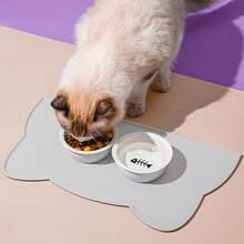 17" X 10" Silicone Pet Feeding Mat, Non-Slip And Waterproof Dog/Cat Food Bowl Tray - Multicolor - View 8