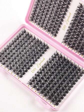 384PCS 10-14mm Individual Lashes DIY Lash Extensions Book,Lashes Clusters Eyelash Clusters Lash Clusters Perfectly Create Cat Eyes, Doll Eyes And Natural Styles, Eyelash Clusters, Eyelash Extension Sets, Eyelash Extension Products, Eyelash Cluster Sets, Eyelash Curlers, Eyelash Cluster Sets, Cluster False Eyelashes, DIY Eyelash Extension Sets,