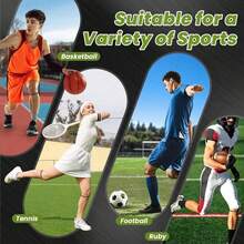 2pcs Sports Silicone Small Patella Strap Knee Support Band, Basketball Football Joint Protection Equipment Circle, Shock-Absorbing Elastic Fixation