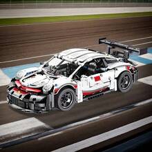 1,548pcs Racing Car Building Blocks Toy Model, Easy To Assemble And Operate, Suitable As Party Gifts For Holidays, Birthdays, Christmas, Halloween, Thanksgiving And New Year - Multicolor - View 5