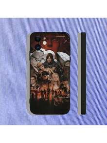 Funda de teléfono D-Death Stranding 2 DS2 compatible con 16,15,14,13,12,11,Pro,Max,Plus,X,XS,XR,SE,8,7,Mini, funda de silicona suave negra, cubierta compatible con funda de  17 pro max, funda de  17 pro, funda de  17, funda de  16, funda de  16 pro max, funda de  15 - Z3 - Ver 8