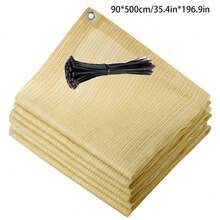 Opaque Privacy Fence, Waterproof Balcony Privacy Screen Cover - UV Protection, Suitable For Apartment Railings, Outdoor Patios, Platforms, Porches (Beige) - Beige - View 20