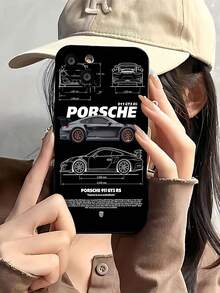 Funda mate con ilustración de diseño del  911 GT3 RS, compatible con fundas de , OPPO, Vivo, Redmi, ,  y Honor, así como con  17,  16 Pro Max,  15 Pro Max,  13 y  12. Fabricada en TPU, ofrece protección anticaídas. Ideal para regalar a familiares, amigos, seres queridos, novios o novias, y para Navidad.funda de ,  funda de  16, Navidad,  fundas de , funda de  15,  17 Pro Max, fundas para , funda de  16 Plus, regalos de Navidad, funda de  13, funda de teléfono de Navidad, funda de  16 Pro, funda de teléfono  15, funda de teléfono  13, funda de  15, rosa, funda de teléfono rosa, regalos, malvado, regalos para mujeres, funda de teléfono linda, regalos para hombres, teléfono negro Estuche, regalos para hombres - Negro - Ver 1