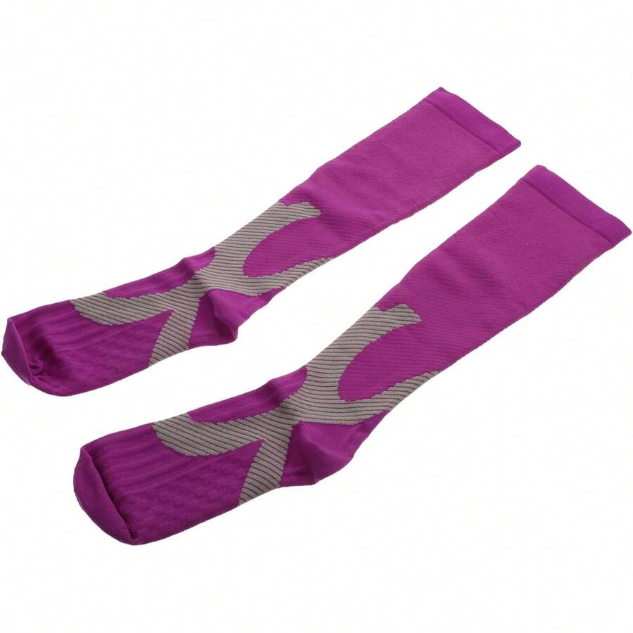 1 Par medias deportivas de compresion compression socks calcetas basketball calcetines de sudoración rápida calcetines para enfermeras calcetín de esquí adulto media de ejercicio OATIPHO - 1 - Ver 1