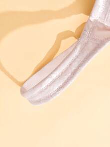 Wingslove Formande BH i plusstorlek, utan bygel, breda band, mjukt och bekvämt jacquardtyg, heltäckande, utan vaddering, för vardagsbruk - Rosa - Visa 8