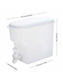 Bình đựng đồ uống bằng nhựa dung tích lớn 3.5L có vòi, bình chứa lớn, máy pha cà phê/trà/đồ uống lạnh, trang trí nhà cửa, trang trí đám cưới/Giáng sinh/sinh nhật. - Nhiều màu - Xem 4