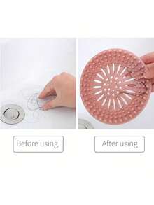 1Pcs Hair Catcher/Drain Filter, 4 Colors Available. CanKeep Pipes Clean And Unblocked, Shower And SinkFilter Set, An Indispensable Ltem At Home, DrainPlug,FlexibleAnti-Clog Drain Protector For Bathroom Sink & Kitchen,Reusable Drain Cover With Fine Mesh ForHair, Soap Scum, And Debris, Easy To Clean Straine!For Tub,Shower, And Bathroom Accessories,KitchenAccessories,Kitchen Essentials,Coladores De7Cocina,Kitchen Sink Drain Strainer - Nhiều màu - Xem 2