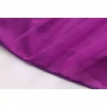 Falda larga de tul para mujer, longitud al piso con lazo de cintura alta, para vestido de boda y - M Ancho + marino - Ver 4