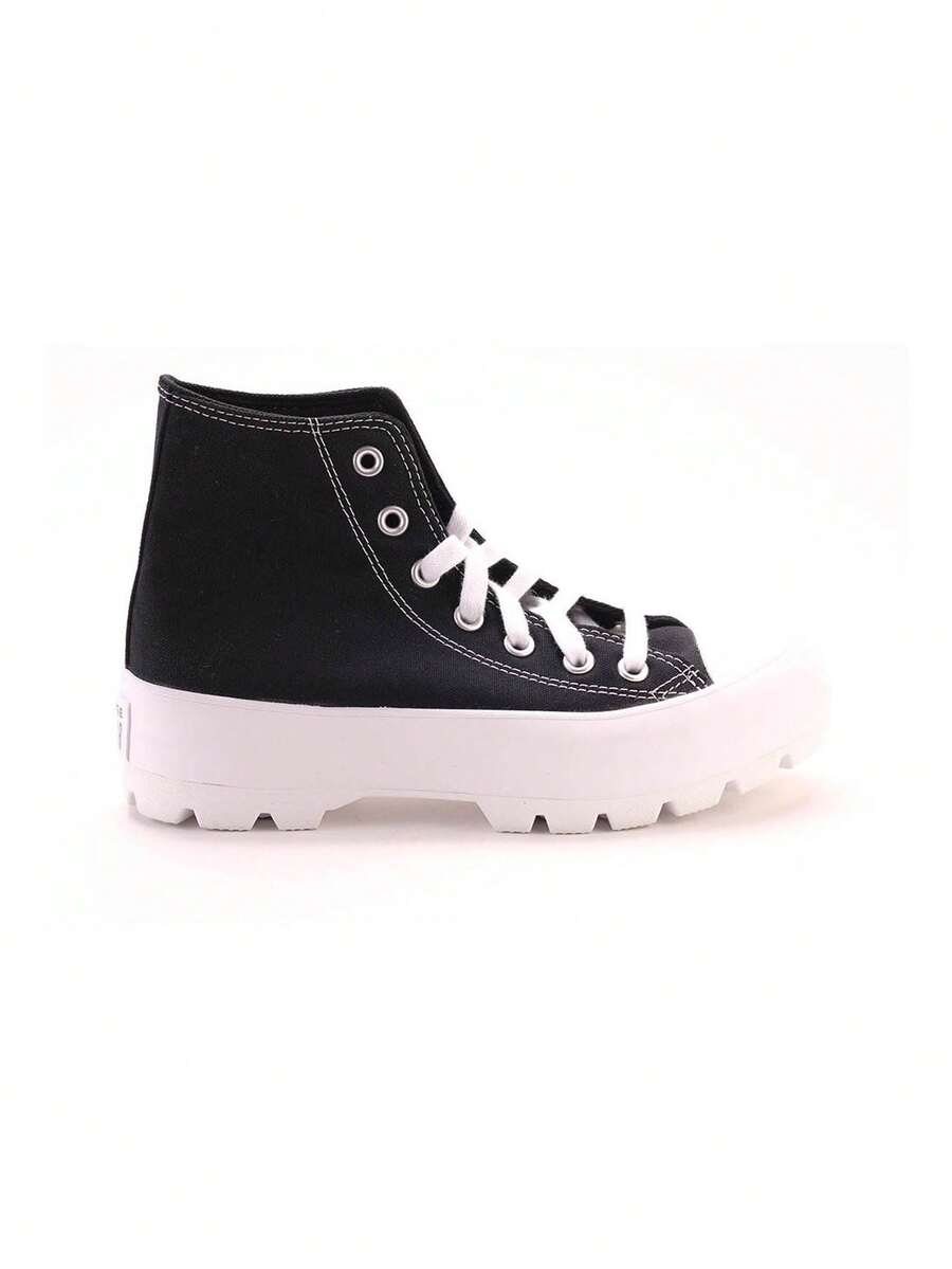 Women's Black Converse Sneakers - Style 565901C, Timeless Design In Size 42.5 For All-Season Wear, Featuring -Durable- Rubber Sole And Leather Upper For Enhanced Comfort And Support – Ideal For Casual And  Outfits, Perfect For Year-Round Fashion Statements, Ensuring A Versatile Addition To Any Wardrobe, Enjoy The Classic Appeal And Reliable Craftsmanship Of These Iconic Sneakers, Offering A Blend Of Comfort And Style For Everyday Adventures, Elevate Your Footwear Collection With This Must-Have Pair. - 黑色 - 查看 1