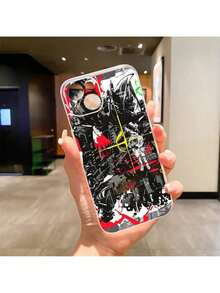 Funda de teléfono Cyberpunk E-Edgerunners 2 compatible con 17, 16, 15, 14, 13, 12, 11 Pro Max, Air Soft Cover, funda de silicona transparente y suave, funda para 17, funda para 17 Pro, funda para 17 Pro Max, funda compatible con 17 Pro, funda para 17 Pro Max, funda para 17 - Z4 - Ver 11
