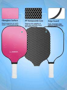 Paleta de pickleball, herramientas de ejercicio para estudiantes - Rosa - Ver 5