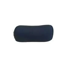 Microbead Bolster Tube Travel Pillow - Compact Neck Roll Pillow Airplane, Car, Or Home - Soft Lumbar Support Pillow - Pink - Navy + Adult (Single Pack) - View 5