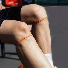 2pcs Sports Silicone Small Patella Strap Knee Support Band, Basketball Football Joint Protection Equipment Circle, Shock-Absorbing Elastic Fixation