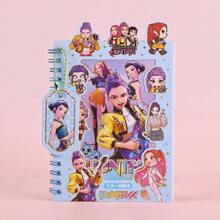 1pc K-POP Cartoon Cute Coil A7 Notebook, High Appearance Notebook, Creative Notebook, Student Specific New Year's Gift, Valentine's Day Gift, Random Style - Multicolor - View 8