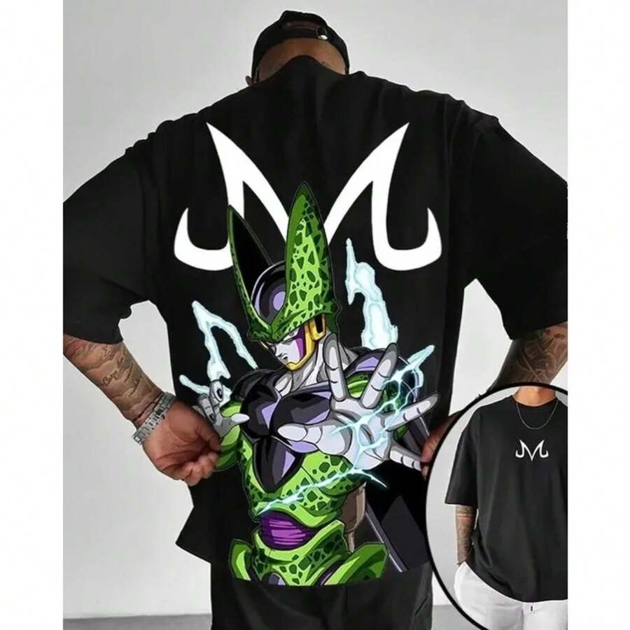 2025 Goku Wukong Cotton T Shirt Clothing Short-Sleeved Anime Casual Street Y2K Men's Super Saiyan Summer Women Tees - qh1 - Xem 1