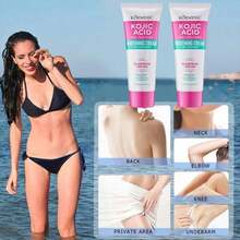 3pcs Armpit Whitening Cream, Lactacinosis Nigricans Cream | Dermatologist-Tested Retinol Cream | Suitable For Dark-Colored Body Parts Such As Armpits, Neck, Ankles, Armpits And Elbows - Multicolor - 查看 3