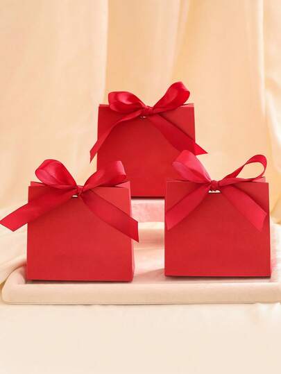 10/50个迷你空白礼品袋，带丝带 - 非常适合生日派对回礼、DIY工艺品、优雅婚礼展示和礼品盒