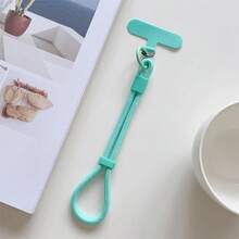1 Peça Cordão Ajustável Multicolorido de Nylon, Durável e na Moda, Cordão Curto para Capa de Celular, Acessório Anti-Perda para Celular - Cabo curto ajustável - Visão 19