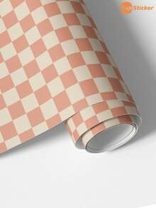 2 miếng/cuộn Miếng dán tường họa tiết bàn cờ cổ điển tự dính, chất liệu PVC, chống thấm nước và bụi bẩn, dễ lau chùi, miếng dán tường thích hợp cho tủ quần áo, ngăn kéo, lối vào, kệ, phông nền góc cà phê, cải tạo không gian, làm mới tường, trang trí đồ nội thất DIY - Nhiều màu - Xem 5