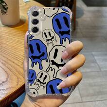 Funda de teléfono transparente azul adecuada para OPPO A3X A16 A17 A35 A36 A38 A54 A57 A58 A74 A78 A79, adecuada para OPPO Reno11Pro Reno11F Reno12F Reno12Pro, funda protectora suave con cobertura completa y función de protección anti-colisión en las cuatro esquinas, adecuada para novia, novio, amigo o para ti mismo - Colores mixtos - Ver 4