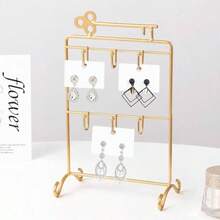 - tarjetas de exhibicin de arete, 2x 1.4 pulgadas, con bolsas, paquete de exhibicin de joyas para vender, colgar, manualidades - Blanco - Ver 5