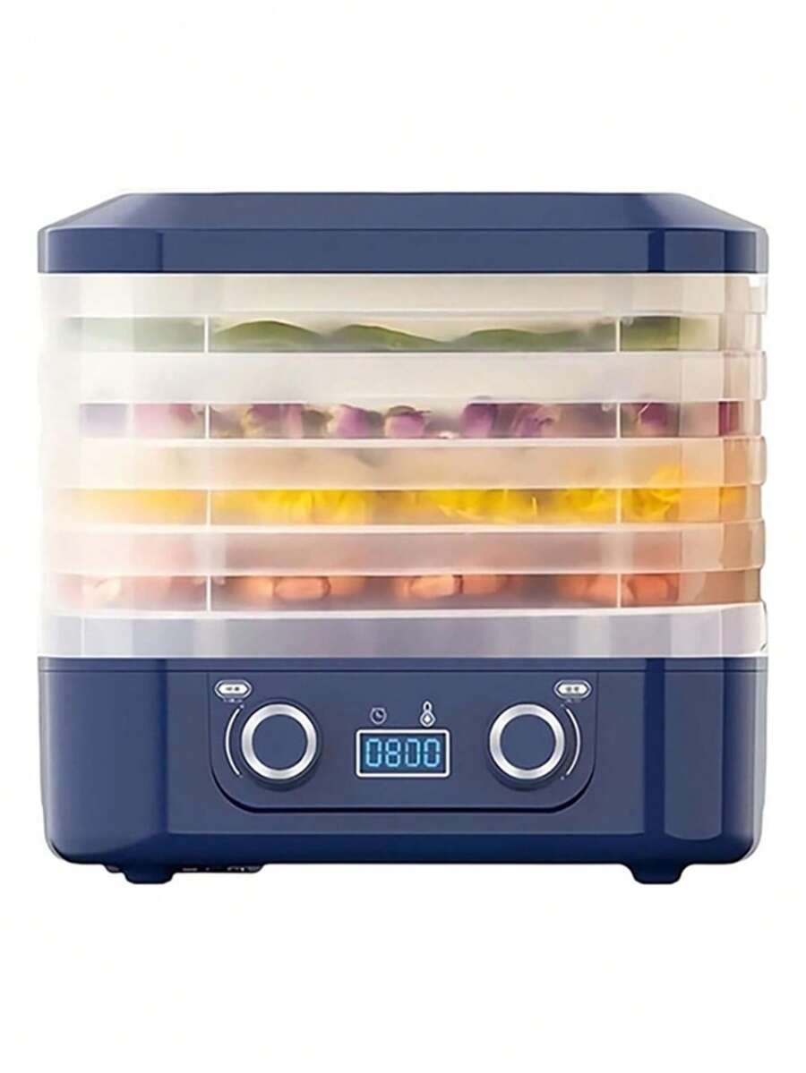 Frutas Verduras 5 Capas Secador Deshidratador Alimentos - Azul - Ver 1