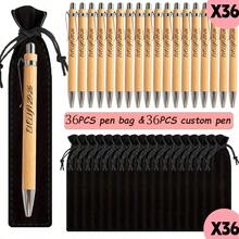 Customized Ball Pen - Engraved Message Pen, Suitable For Rural Wedding Celebrations, Parties, Gifts, Pen Cases, Christmas, Teacher Gifts - Multicolor - View 12