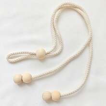 2pcs Simple Curtain Tie Backs, Adjustable Curtain Tiebacks, Curtain Rope Holders, French Voile Curtain Tiebacks, No Drill Movable Universal Curtain Decorative Tiebacks, Living Room Bedroom Decor