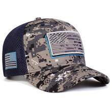 1pc Men's American Flag Patch Embroidered Baseball Cap, Adjustable Trucker Hat For Outdoor, Travel, Beach Party, Suitable For Spring & Autumn - A - View 11