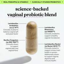 Lemme Purr Vaginal Probiotics For Women (60 Veggie Caps) – 4 Clinically-Tested Strains, Supports PH Balance, Urinary Tract & Vaginal Health, Pineapple & Vitamin C - 3 CÁI - Xem 3