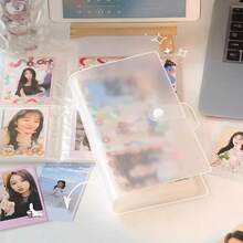 1pc 3-Inch Instant Photo Album, Can Hold 84/120/160/240 Photos, Postcards, Tickets, ID Cards, Bank Cards, Memorabilia Album - Clear - View 10