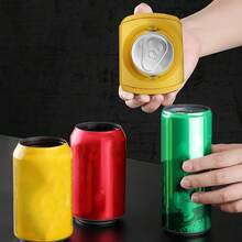 1pc Professional One-Touch Can Opener – Hygienic Edge-Free Design For Beverage Opening | Non-Slip Ergonomic Grip(Camping, Kitchen & Party Essential)