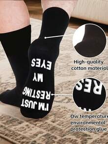 1 Vitery Long Tube Sock For Boys, Teenagers, And Adults, A Must-Have For Adult Fun Socks As A Gift Of White Elephant - Multicolor - View 5